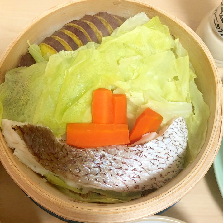 真鯛と野菜のせいろ蒸し レシピ 作り方 By Mimi Turtle 楽天レシピ